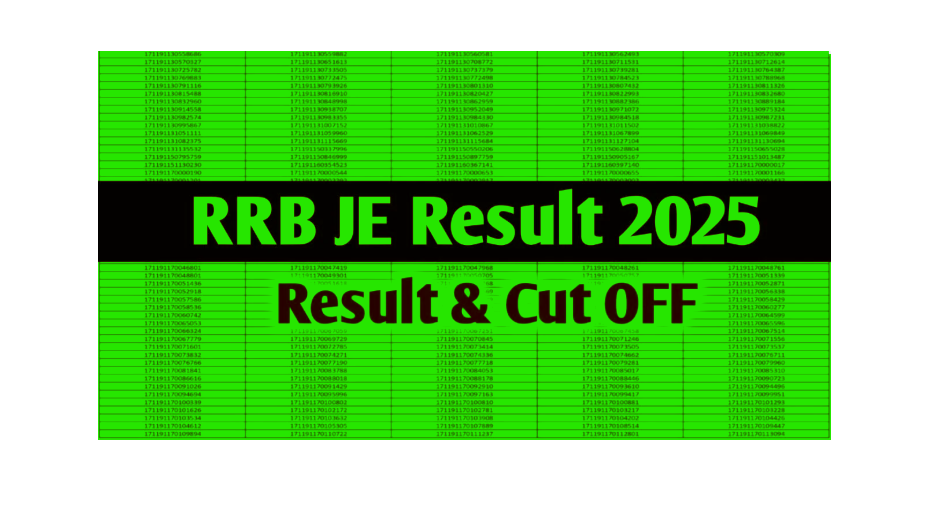 RRB JE Result 2025