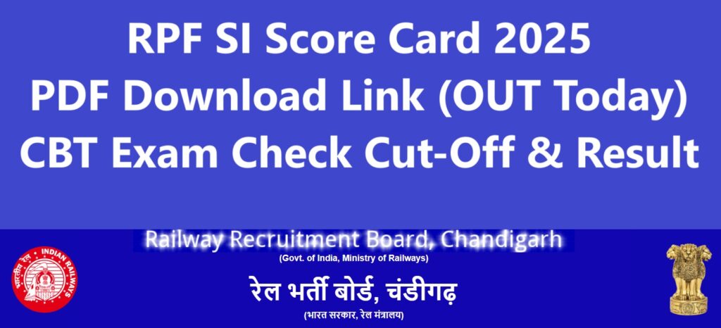 RPF SI Score Card 2025